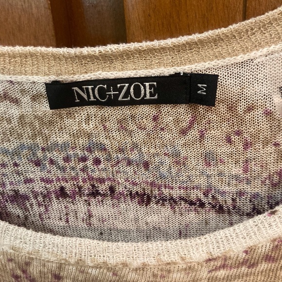 Nic+Zoe Hand Printed Top - Picture 4 of 7